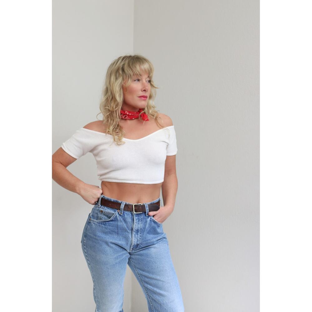 1980's Vintage Levi's 517 Boot Cut Orange Tag Jeans Women's SM MD 32" 33" Waist - Picture 8 of 10
